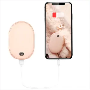 Nhà Máy tái sử dụng 10000mAh USB sưởi ấm di động ngân hàng điện cầm tay mini điện tử ấm hơn Túi Điện tay nóng cho mùa đông