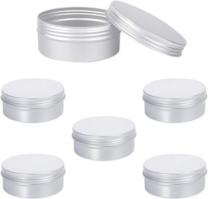 Empty Storage <b>Container</b> Bottle <b>Aluminum</b> Cosmetic Jars 5g 10g 15g 20g 30g 60g Silver Black Gold Metal <b>Aluminum</b> Tin for Saffron - Product Image 1