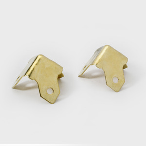 Metal <b>Corner</b> <b>Protector</b> 27mm X 14mm Bronze Yellow For Wooden Box Bag Luggage Making Materials - Product Image 2