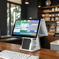 Ordinateur Windows 10, terminal de point de vente, système de point de vente 15,6 pouces, écran tactile, restaurant, café, machine tout-en-un