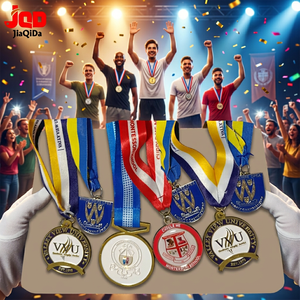 Médaille Métallique OEM Écologique en Alliage de Zinc Gravée pour Événements Sportifs, Logo Personnalisé, Conception Gratuite, <span class=keywords><strong>Course</strong></span> <span class=keywords><strong>à</strong></span> <span class=keywords><strong>Pied</strong></span>, Natation, <span class=keywords><strong>Cadeau</strong></span>, Direct Usine - Product Image 4