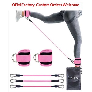 Набор эластичных лент для тренировки голеностопа, бедер и стоп с фиксаторами - Product Image 3