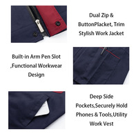 Ensemble d'uniformes professionnels unisexes en gros, été, manches courtes, respirant, pour bureau, service, ingénieur, tenue de travail personnalisable