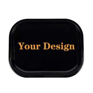 Bandeja de hojalata personalizada al por mayor para accesorios de tabaco, hierbas y fumar, ideal para servir - Product Image 5