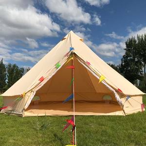 Prix d'usine <span class=keywords><strong>Tente</strong></span> cloche en toile de coton d'<span class=keywords><strong>occasion</strong></span> pour le camping - Product Image 4