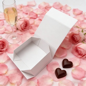 Wholesale Premium Solid Color Rigid Gift <b>Boxes</b> with Folding Magnetic Closure Four-Color Printing Customizable Luxury Packaging - Product Image 1