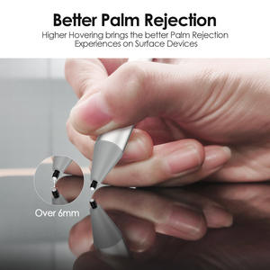 Stylet MPP 2.0 pour <span class=keywords><strong>Surface</strong></span> <span class=keywords><strong>Pro</strong></span>/Go/Book, stylet tactile pour tablette, protocole 4096, sensibilité à la pression, stylet tactile en aluminium capacitif - Product Image 4