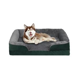 เตียงโซฟาหนังแกะสำหรับสุนัขในฤดูหนาวเตียงสัตว์เลี้ยงนุ่มพร้อมแผ่นฟองน้ำสำหรับฤดูหนาว - Product Image 5
