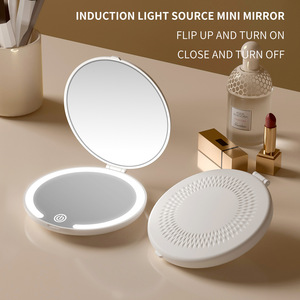 Miroir de Maquillage LED Portable Pliant Rechargeable 2026 – Le Meilleur Vendeur, Mini Miroir Rond de Voyage - Product Image 4