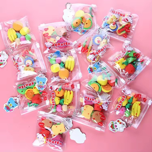 Gommes créatives en forme de fruits KFC pour étudiants, motif alimentaire mignon, ensemble promotionnel, petits récompenses de papeterie pour enfants - Product Image 4