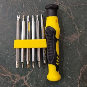 Juego de destornilladores 12 en 1 con puntas Torx y Phillips para reparación y desmontaje en el hogar - Product Image 1