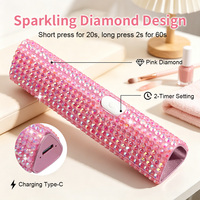 Lampe UV pour ongles NLY10D Mini 3W LED, lampe de séchage rapide pour ongles, rechargeable, portable, lampe triangulaire, sécheuse à ongles professionnelle