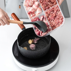 Kitchen Fridge 4 Grids Side <b>Food</b> Meat <b>Container</b> Organizer Freezer Frozen Storage Crisper Box for Refrigerator - Product Image 4