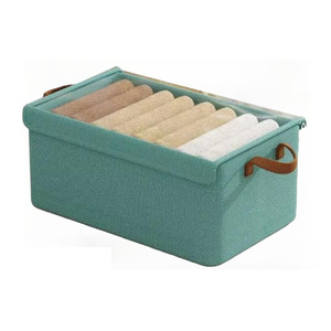 New Foldable Home Clothing <b>Storage</b> Box with Steel Frame and Dust Cover - Product Image 2