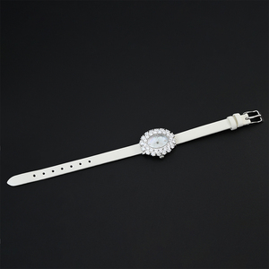 <span class=keywords><strong>Orologi</strong></span> da Donna Eleganti con Logo Personalizzato ODM, Design di Lusso con Cinturini in Pelle e Diamanti OEM - Product Image 2