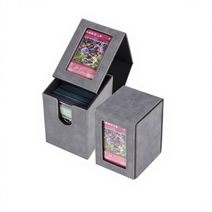 Caja de Almacenamiento para Juegos de Cartas con Ventana Transparente, de Cuero PU, Esquinas Cuadradas, Impresión a Todo Color, para YU-GI-OH! Tarjetas Coleccionables - Product Image 1