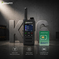 Radio bidirectionnelle GaodaPTT 4G Walkie Talkie K6 WiFi, prise en charge OEM, double carte SIM, pour communication de groupe longue portée