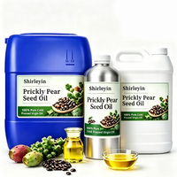 Huile de graines de figue de Barbarie pure, naturelle, biologique, pressée à froid, végane, de qualité supérieure, huile de base pour les soins de la peau, hydratant pour le corps, pour une peau éclatante