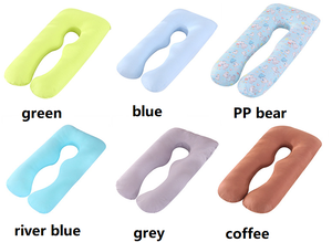 Lightweight U-Shaped Full Body Nursing Pillow for Pregnant Women <b>Memory</b> & Massage Features for Hotel & Camping Use <b>Foam</b> Filled - Product Image 6