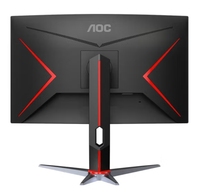 AOC 27 pouces 2K HD écran d'affichage LCD pour ordinateur de bureau moniteur incurvé de jeu