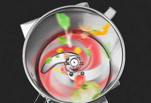 เครื่องตัดผักผลไม้อัตโนมัติ สแตนเลส สตีล ไฟฟ้าอเนกประสงค์ สำหรับพริกไทย หัวหอม ขิง มอเตอร์ 220V - Product Image 4