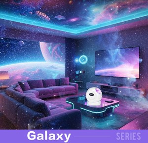Proiettore di Luce Notturna Galassia Stellata Vendita Globale, Stile <span class=keywords><strong>Cartone</strong></span> <span class=keywords><strong>Animato</strong></span>, Giocattolo Unicorno per Bambini, Luce Notturna LED per Camera da Letto - Product Image 5