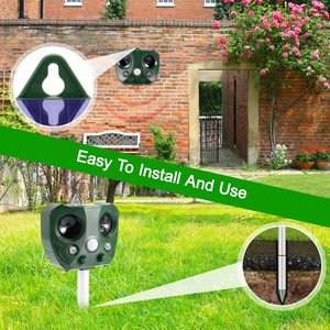 SJZ répulsif antiparasitaire à ultrasons personnalisable alimenté par batterie utilisation extérieure solide écologique pour chats chiens singes insectes - Product Image 5