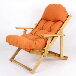 Sağlam dayanıklı katlanabilir döşemeli plaj sandalyesi rahat Modern tarzı uzanmış şezlong kolay taşıma açık oturma odası - Product Image 4