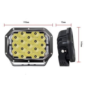 Đèn Chiếu Điểm Vuông 12V 24V 7 Inch Phạm Vi Chiếu Sáng Rộng Phụ Trợ Off Road 4X4 Đèn Led Sương Mù/Lái Xe Cho Xe Cộ Và Xe Tải - Product Image 2