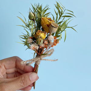 Offre Spéciale Mini <span class=keywords><strong>Bouquet</strong></span> de Fleurs Séchées pour Boîte Cadeau, Vraies Fleurs Conservées Gypsophile - Product Image 4