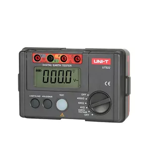 UNI-T kỹ thuật số Trái Đất Tester ut522 ut511 Hướng dẫn sử dụng Phạm vi tự động tắt nguồn pin thấp dấu hiệu cho thấy dữ liệu giữ đầy đủ biểu tượng hiển thị