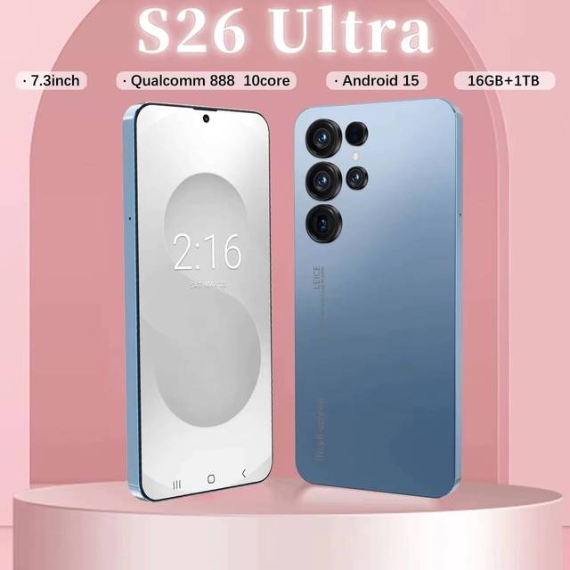 16GB+1TB Budget Wholesale S26 Ultra 2026 5G Phone Factory Cheap | 108MP Camera, Dual-SIM & Full View