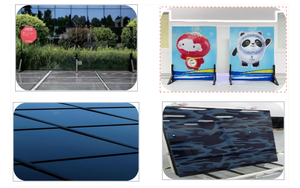 แผงโซลาร์เซลล์แบบโปร่งใสติดตั้งบนอาคาร Gaoming Bipv กำลังไฟ 100 วัตต์ สำหรับผนังกระจก ใช้เซลล์แสงอาทิตย์แบบฟิล์มบาง CdTe - Product Image 5