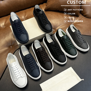 Chaussures décontractées en cuir véritable <span class=keywords><strong>pour</strong></span> hommes, fabriquées à la main, de haute qualité, élégantes, polyvalentes, style <span class=keywords><strong>italien</strong></span> - Product Image 2