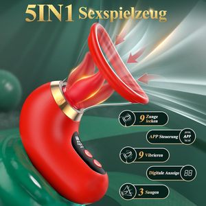Vibrateur pour <span class=keywords><strong>femmes</strong></span> - Jouets sexuels pour adultes - Vibrateur à succion 5 en 1, écran LCD, gobelet amovible, vibrateurs clitoridiens et point G, nouveautés sexuelles - Product Image 5