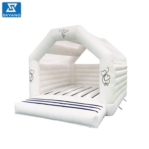 Château gonflable blanc pour mariage, château gonflable commercial à louer - Product Image 1