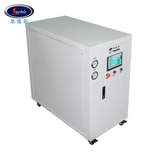 Enfriador de agua refrigerada por agua de <span class=keywords><strong>mar</strong></span>, 40 HP, Motor de <span class=keywords><strong>torre</strong></span> de refrigeración, glicol, cerveza, 80 Kw, 10000 litros - Product Image 3