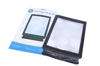 Feuille grossissante promotionnelle de loupe de carte de PVC de mini pleine page pour des BM-FM0003 de lecture