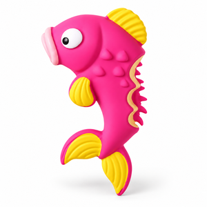 Giocattolo per Cani a Forma di Pesce Divertente, Giocattolo da Masticare in Lattice Resistente per Cani di Piccola e Media Taglia - Product Image 1