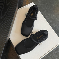 Collections Automne 2026 – Chaussures Décontractées Super Élégantes à Bout Carré et Strass Floraux Style Ballerines Mary Jane pour Femme