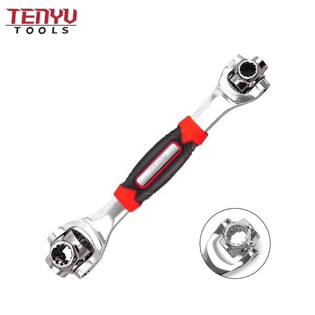 Universal Wrench 48 in 1 Socket Spanner Multifunction Tiger Wrench Tool with 360 Degree Rotating Head for Home DIY Car Repair