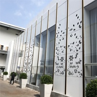 Panneau de façade en aluminium CNC, panneau décoratif en métal, revêtement mural, panneau mural, découpe laser, panneaux muraux en aluminium