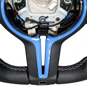 Volante de Cuero Personalizado de Primera Calidad para <span class=keywords><strong>BMW</strong></span> M135i M440i F91 F92 F95 F96 F97 - Product Image 5