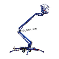 PLK LIFT TBL Nacelle élévatrice télescopique articulée hydraulique 24m hauteur max. sur chenilles en caoutchouc compacte pour passages étroits intérieur/extérieur