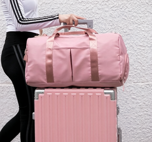 Fashion Handheld Travel <b>Storage</b> Gym <b>Bag</b> with Custom Logo, <b>Large</b> Capacity Multi-Compartment Organizer for Fitness and Yoga - Product Image 3