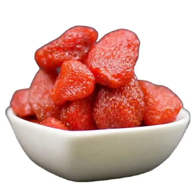 High Quality Sweet Chinese Dried Strawberry Fruit Snack Wholesale Supply