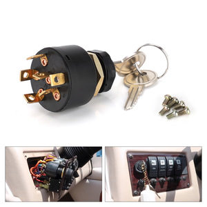 สวิตช์กุญแจรถจักรยานยนต์ 12V 24V พร้อมกุญแจสำหรับเปลี่ยนซ่อมตัวเรือนพลาสติก - Product Image 5