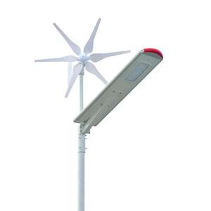 新しい40W 12V風ソーラーハイブリッド街路灯センサーリチウム電池IP65屋外ポール競争力のある価格パネルLED - Product Image 2