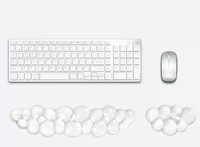 Ensemble repose-poignets ergonomique en silicone transparent en forme de nuage pour clavier, doux et confortable, idéal pour le bureau et le gaming (vente en gros)