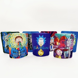 Tùy chỉnh in Nắp kéo kháng Ziplock Holographic Mùi 3.5g con bằng chứng 3.5 gram Mylar túi với logo của tôi - Product Image 2